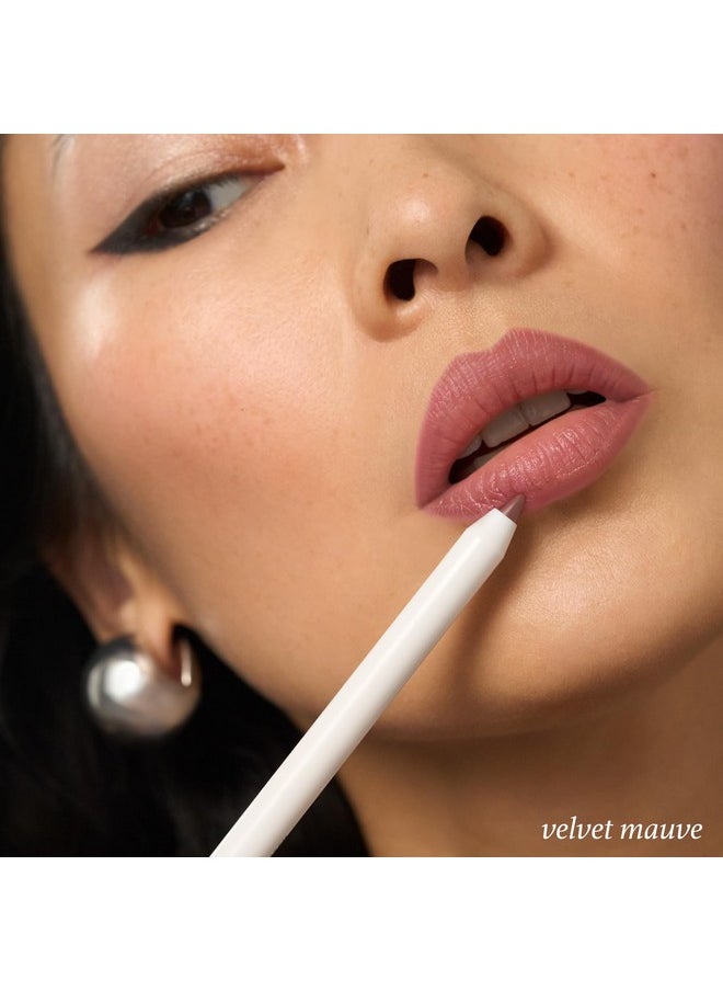 With A Trace Retractable Creamy Long-Lasting Lip Liner, Velvet Mauve