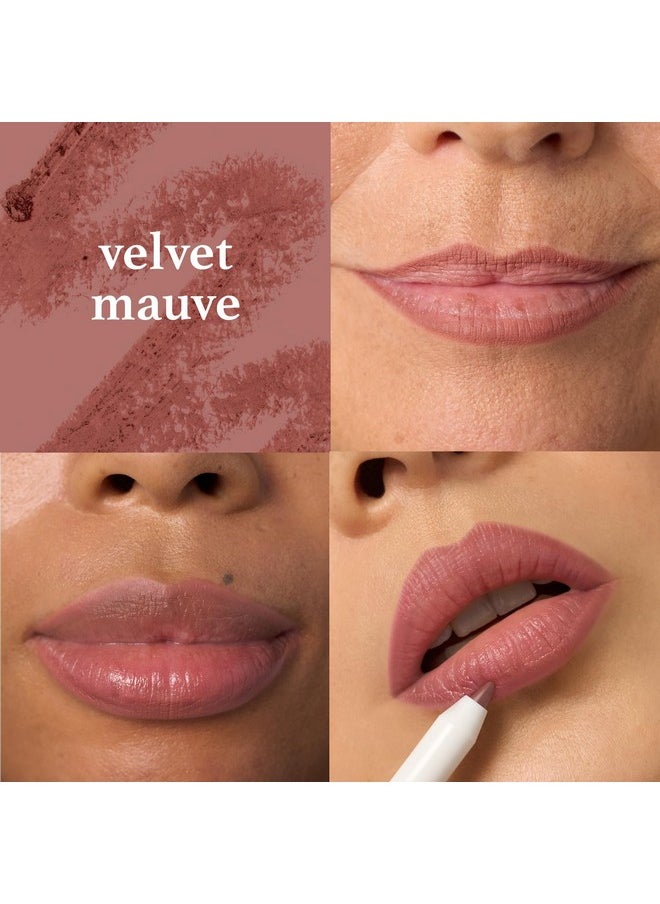 With A Trace Retractable Creamy Long-Lasting Lip Liner, Velvet Mauve