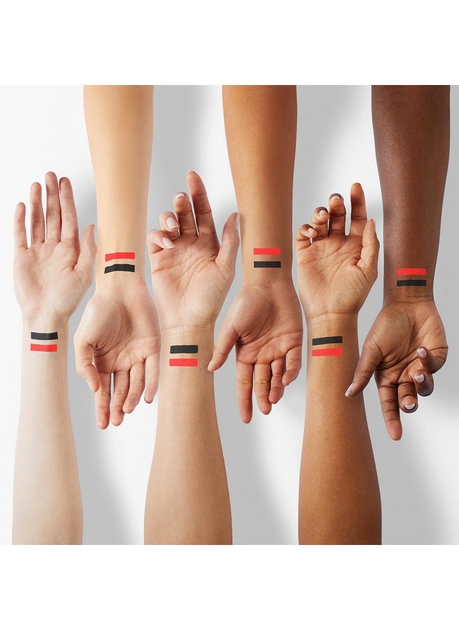 2 Pcs Waterproof Liquid Eyeliner Stamps,Black&Red Eyeliner Heart Stamp Eyeliner For Harley Costume Makeup,Double-Side Long-Lasting Winged Eyeliner Stamp,Smudge-Proof Eye Liner