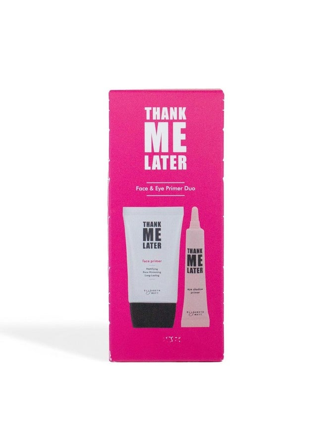 Thank Me Later Eye & Face Matte Primer With A Long-Lasting Makeup Gripping Formula, Shine & Oil Control, Pore Minimizer, Hides Wrinkles, Prevent Creasing For All-Day Eye Wear-10G & 30G