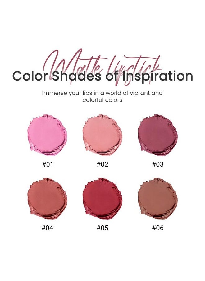Nude Lipstick Matte Sets,Light To Dark Velvet Lipstick For Women Long Lasting Waterproof 24 Hours Lip Stick Lip Stain Makeup Gift Sets,Labiales Mate 24 Horas Originales