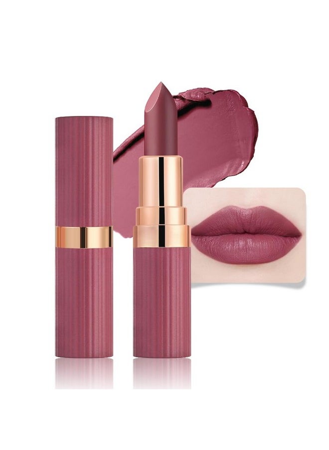 Nude Lipstick Matte Sets,Light To Dark Velvet Lipstick For Women Long Lasting Waterproof 24 Hours Lip Stick Lip Stain Makeup Gift Sets,Labiales Mate 24 Horas Originales