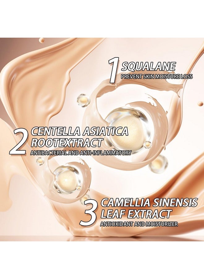 Concealer Moisturizing Gradient Foundation, Lightness Oil Control Long Lasting Waterproof Full Coverage Color Correcting Foundation