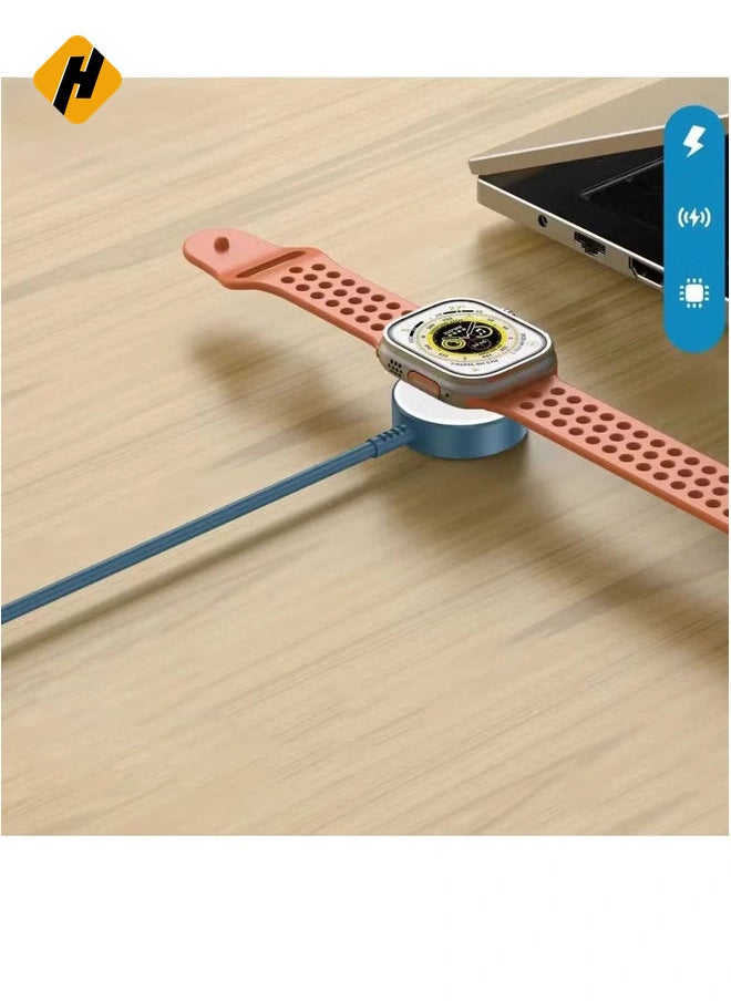 GD-UC608 2-in-1 Wireless Fast Charging Cable for Apple Watch Series - PD & USB