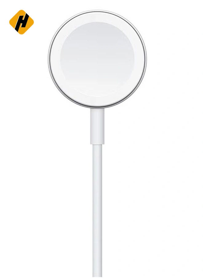 ET-WC21 Wireless Charging Cable for Apple Watch - 1.0m, 5V/0.35A, Sleek White Design