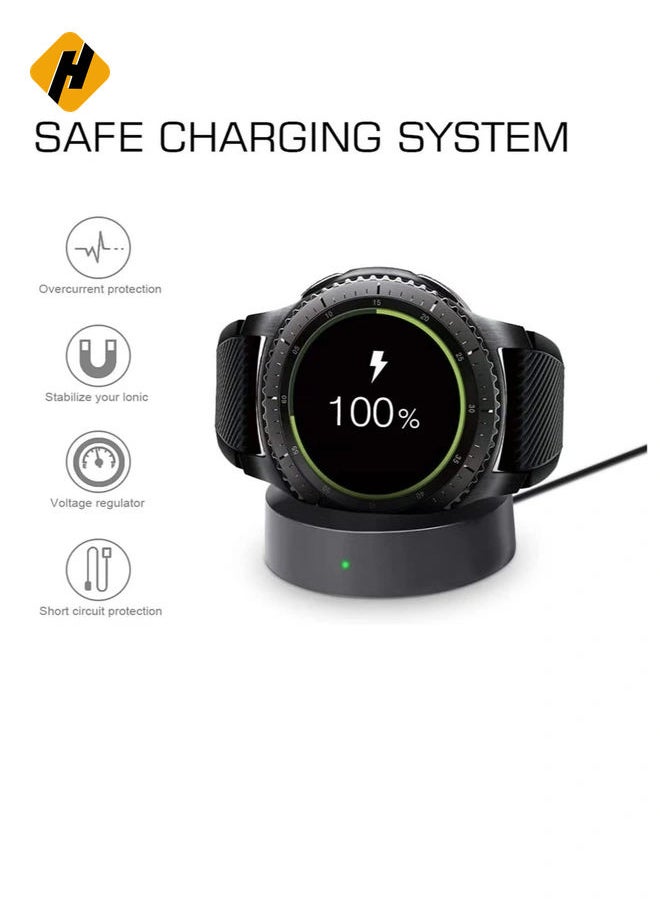 Wireless Charging Dock Cradle Charger compatible with Samsung Gear S3 for Samsung G2 Watch