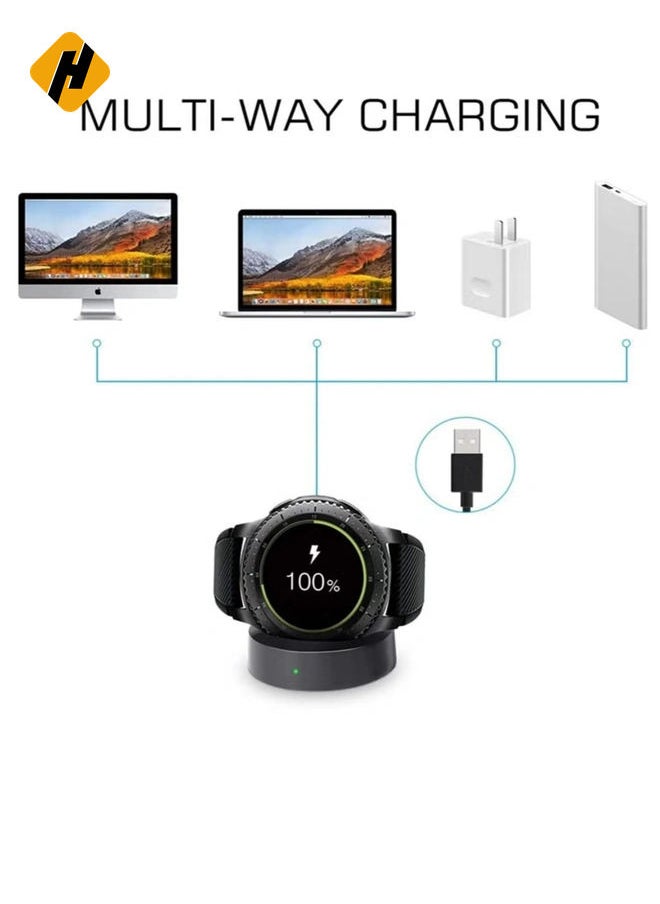 Wireless Charging Dock Cradle Charger compatible with Samsung Gear S3 for Samsung G2 Watch