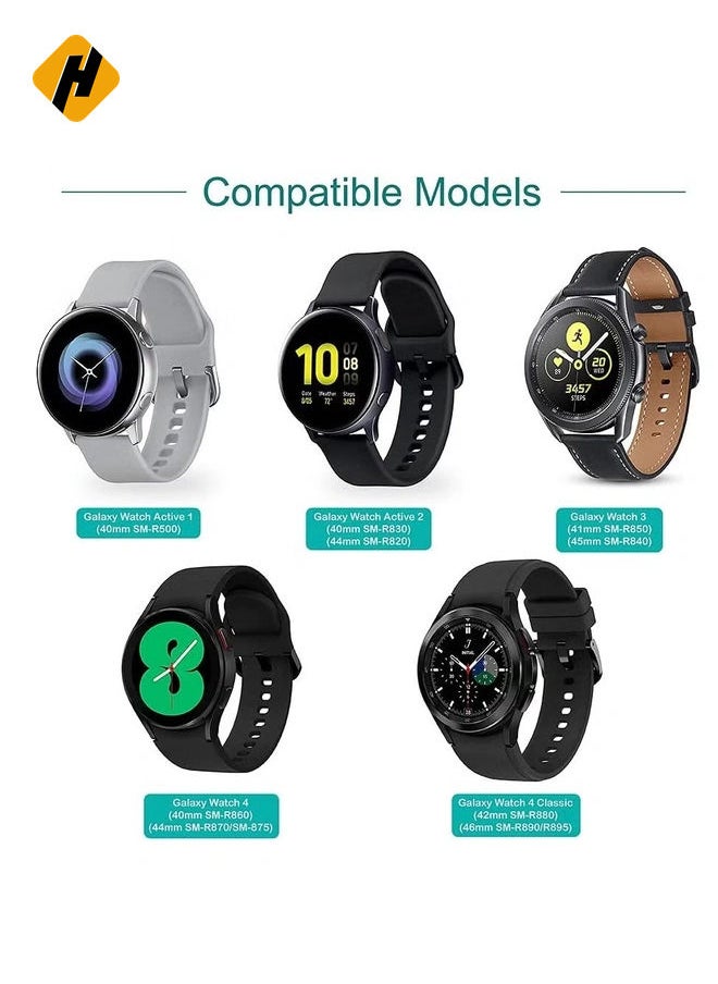 Charger Compatible with Samsung Galaxy Watch 4/4 Classic Watch3 Active 1 2 SM-R500 SM-R830 SM-R820 SM-R840 SM-R850 - USB Charging Cable 3.3ft 100cm - Smartwatch Accessories