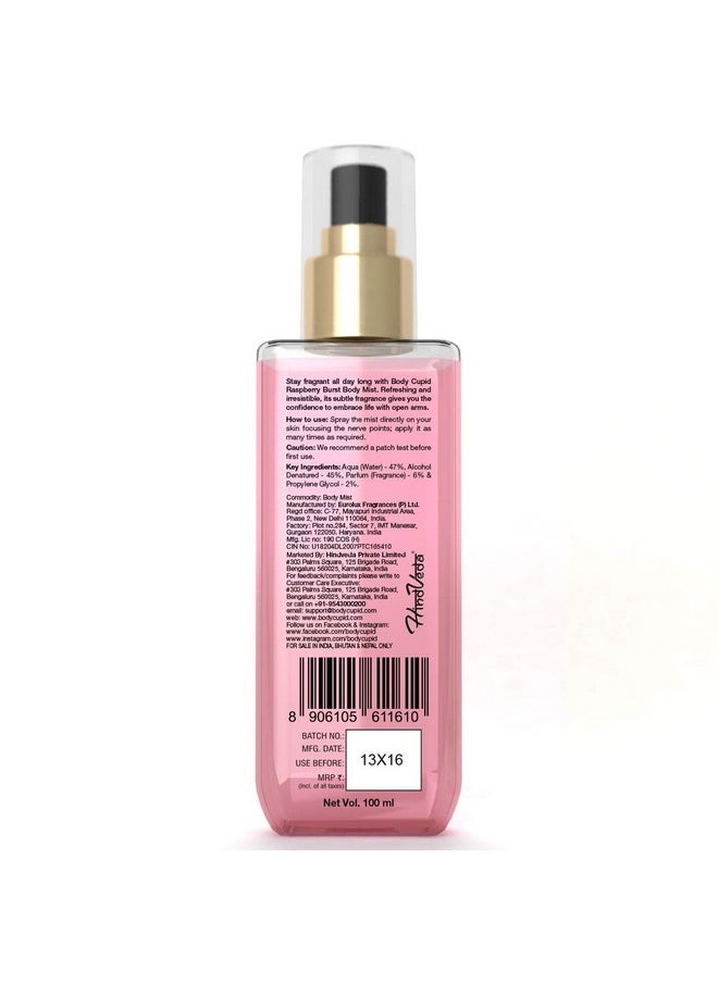 Raspberry Burst Body Mist - 100 Ml | Pack Of 1