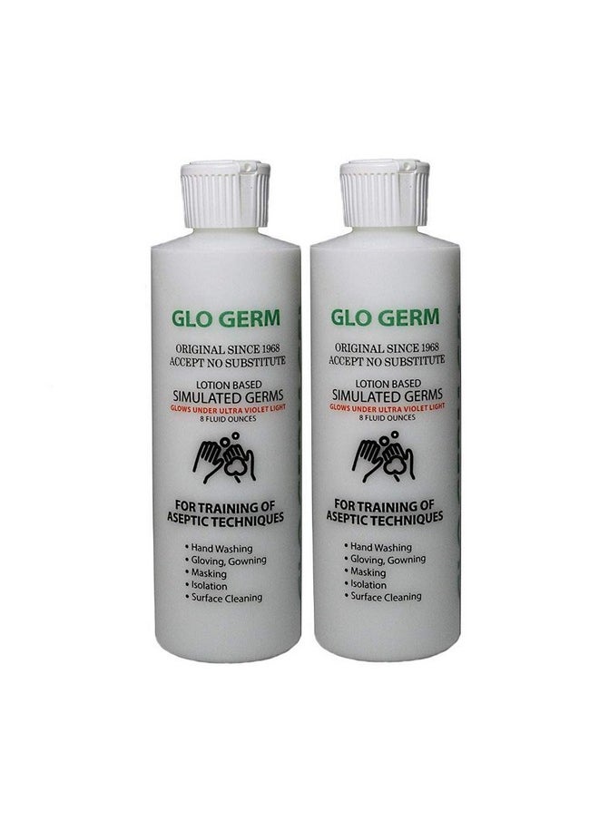 Nce, Double Pack Glo Germ Gel (16 Oz) - Gel Lotion Based Simulated Germs - Helps Promote Better Hand Washing Habits - Training For Aseptic Techniques - Two Pack