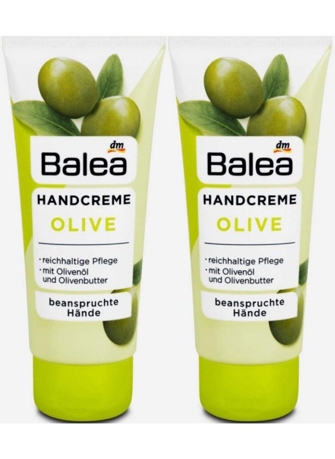 2 X Hand Cream Olive, 100 Ml, 2 X100 Ml, Vegan, German Product