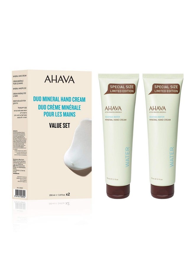 Duo Active Dead Sea Minerals Hand Cream 2 X 150 Ml - Value Set,5.1 Fl Oz (Pack Of 2)