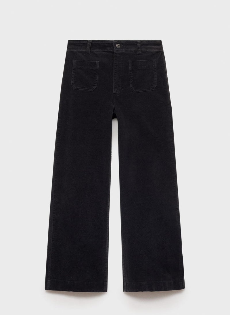 Catherin Culotte Corduroy Trousers