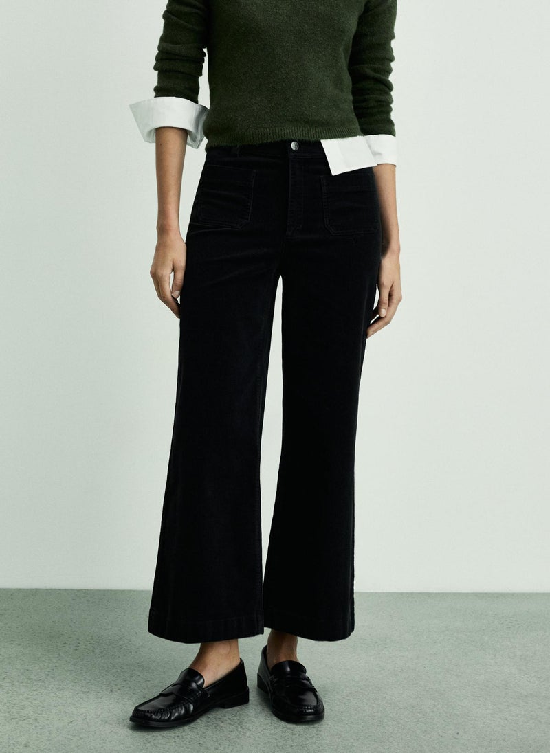 Catherin Culotte Corduroy Trousers