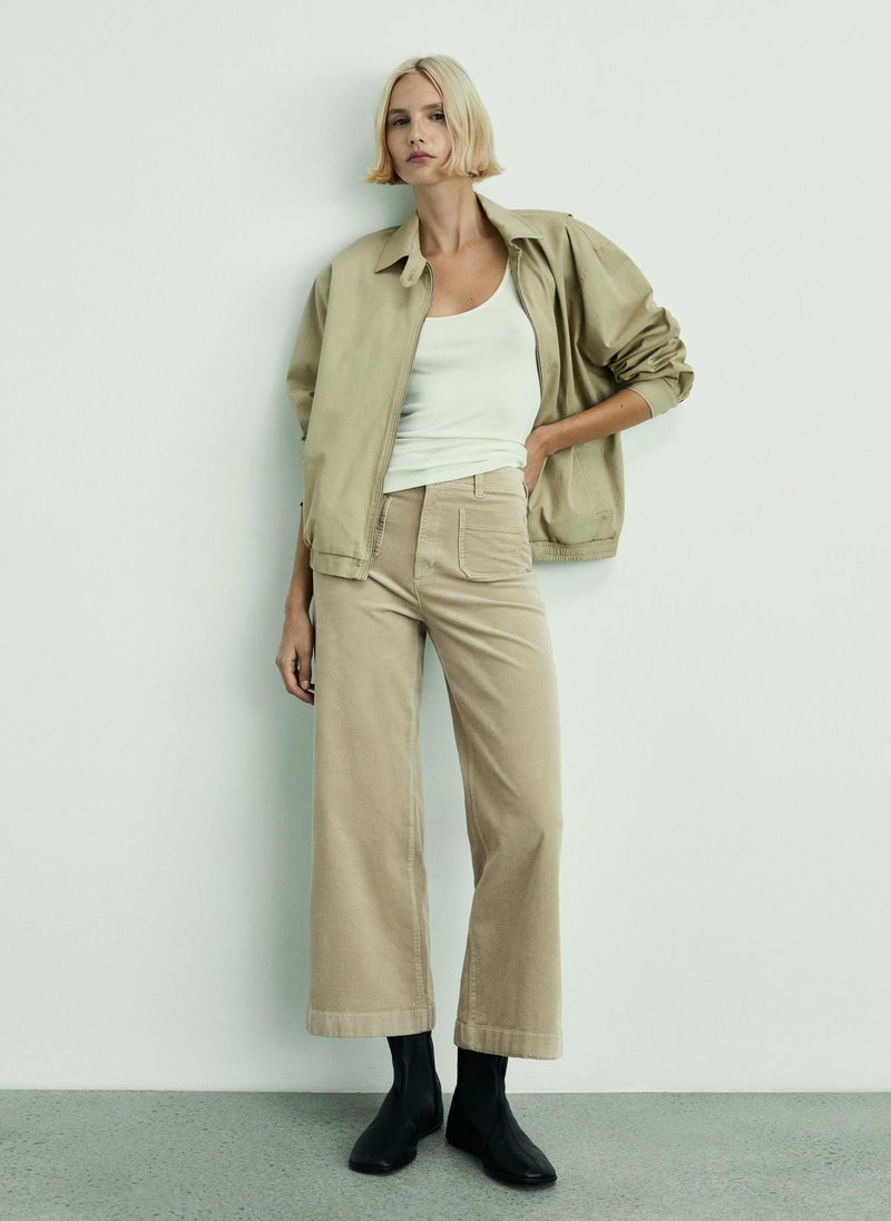 Catherin Culotte Corduroy Trousers