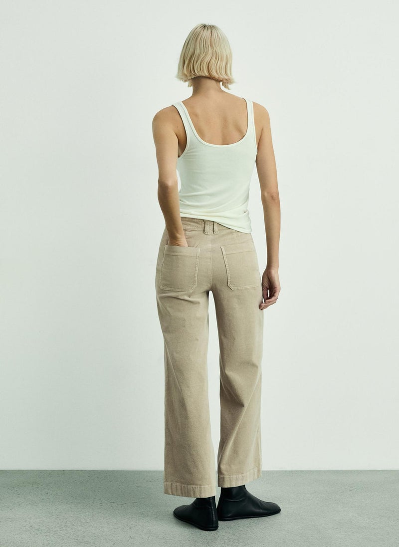 Catherin Culotte Corduroy Trousers