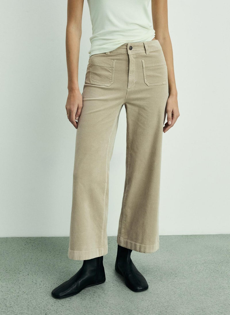 Catherin Culotte Corduroy Trousers