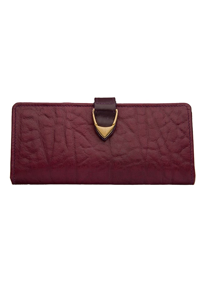 Yangtze Bi-Fold Wallet Burgundy