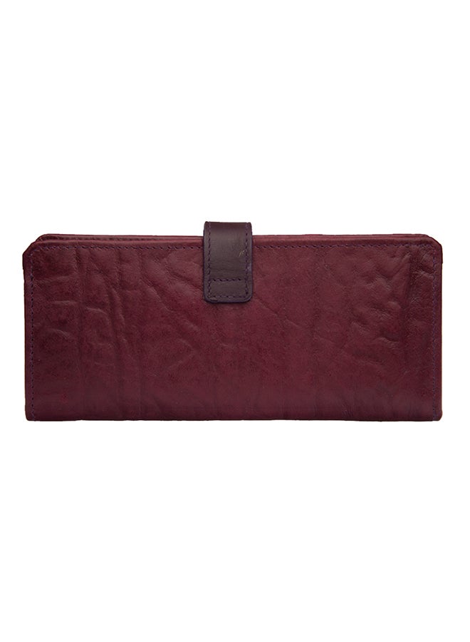 Yangtze Bi-Fold Wallet Burgundy