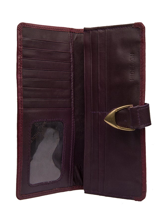 Yangtze Bi-Fold Wallet Burgundy