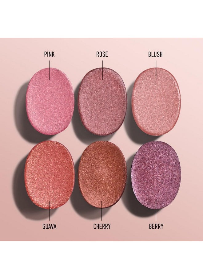 Mineral Color Balm, Spf 35, Creamy Blendable Color For Lips&Cheeks, Buildable Shimmer Finish, Lightweight Formula, Multiuse Makeup Stick, Rose