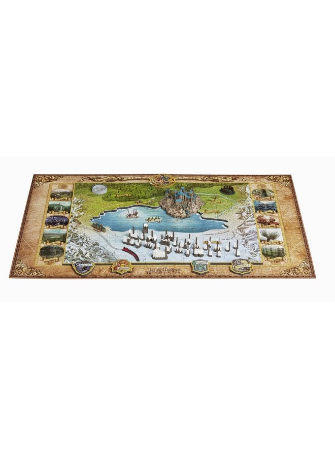 Harry Potter Wizarding World Hogwarts & Hogsmeade Puzzle Standard, Multi (51108)