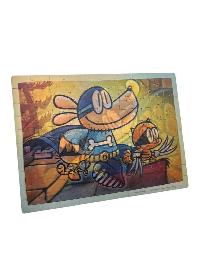 | Dog Man Adventures Lenticular 100 Piece Puzzle