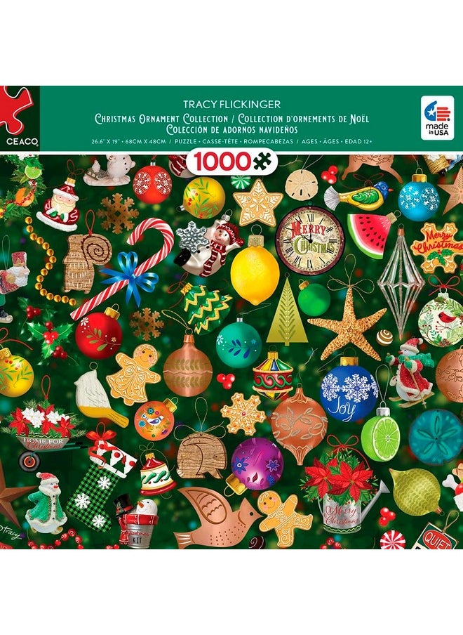 - Tracy Flickinger - Christmas Ornament Collection - 1000 Piece Jigsaw Puzzle