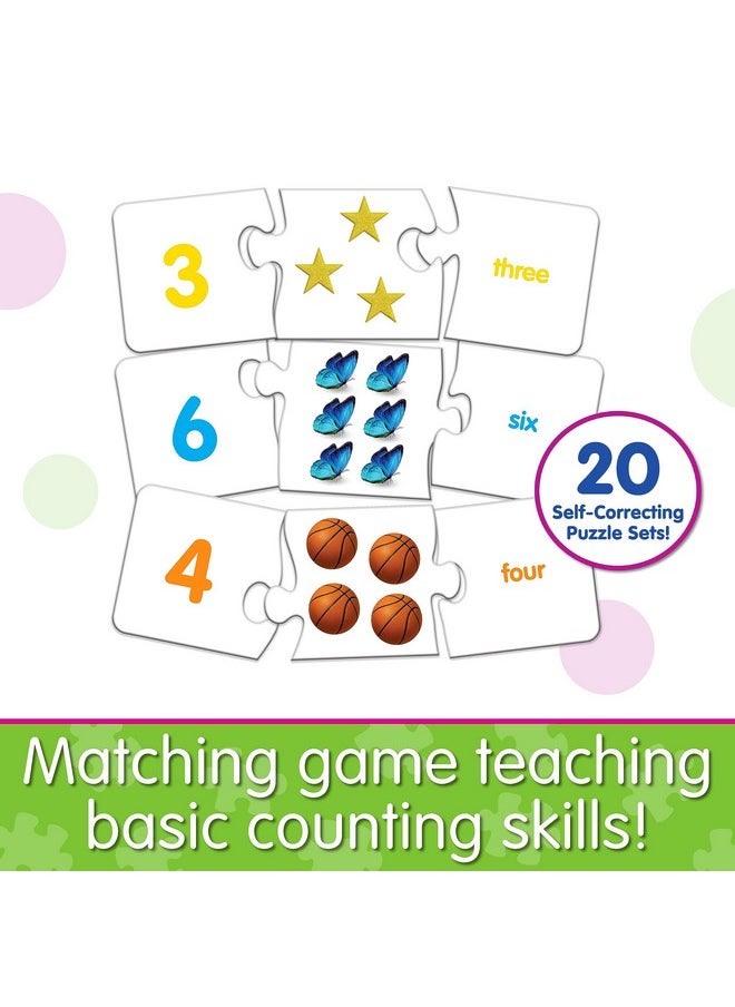 : Match It! - Numbers - Self-Correcting Number & Counting Puzzles, Multicolor (116432)