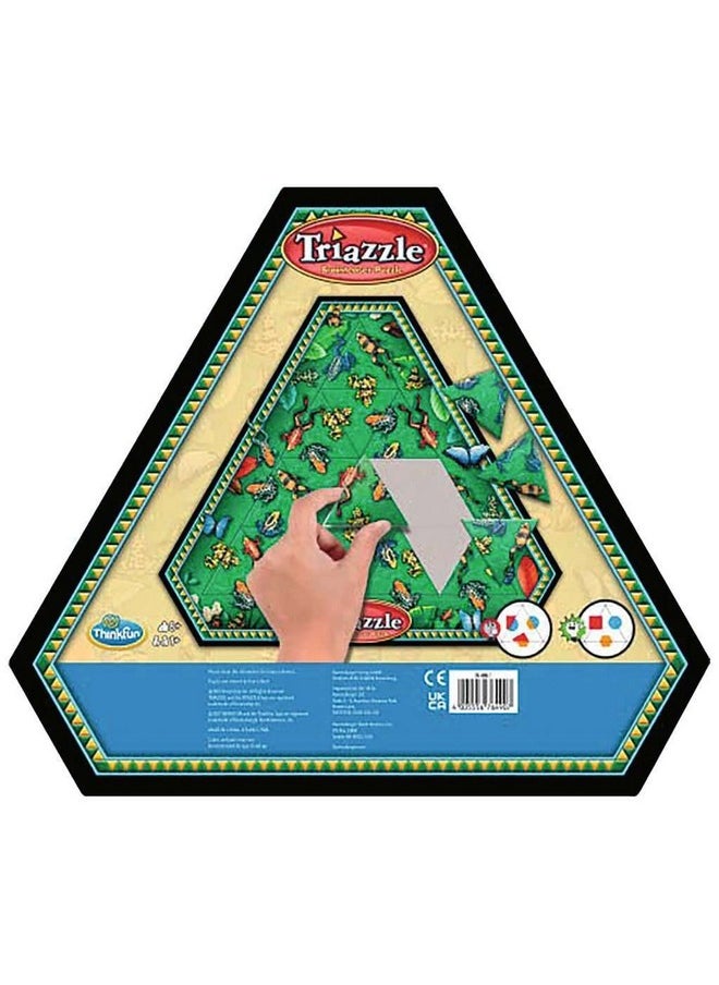 Think Fun Triazzle - Picture-Matching Brainteaser Puzzle | Engages Strategic Thinking & Memory | Perfect For Kids Ages 8 And Up | Award-Winning Game