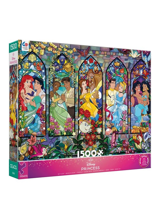 - Disney - Princess Castle Royal Windows - 1500 Piece Jigsaw Puzzle