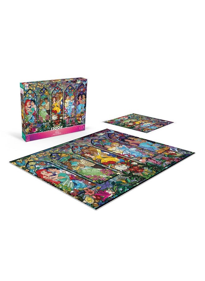 - Disney - Princess Castle Royal Windows - 1500 Piece Jigsaw Puzzle