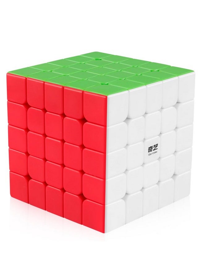 Qiyi Qizheng S 5X5 Speed Cube Stickerless 5X5X5 Magic Cube Puzzles Toys Brain Teaser Gifts For Kids 62Mm