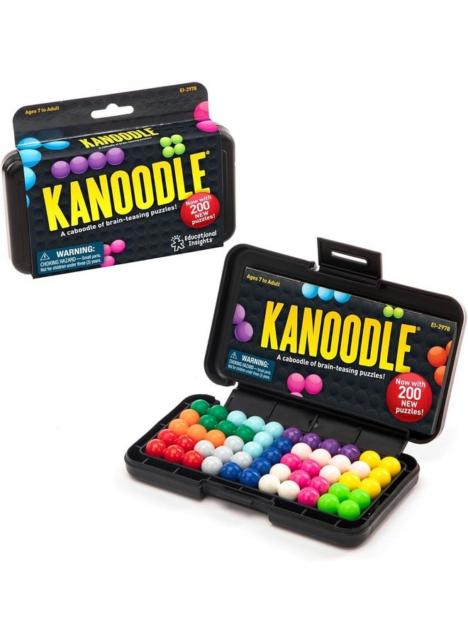 Kanoodle 3D Brain Teaser Puzzle For Ages 7+ Brain Games For Kids And Adults, Travel Games, Stocking Stuffers For Kids, Teens And Adults