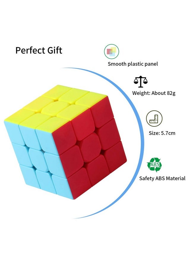 3X3 Speed Cube, 3X3X3 Qytoys Warrior S Speed Cube Stickerless Frosted Puzzle Magic Cube (Stickerless)