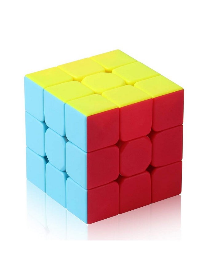 3X3 Speed Cube, 3X3X3 Qytoys Warrior S Speed Cube Stickerless Frosted Puzzle Magic Cube (Stickerless)