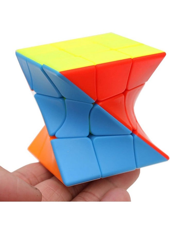 Cube Twist 3X3 Stickerelss Speed Cube Vivid Color Magic Puzzle Toys Puzzle Boxes(Twist 3Rd Order)