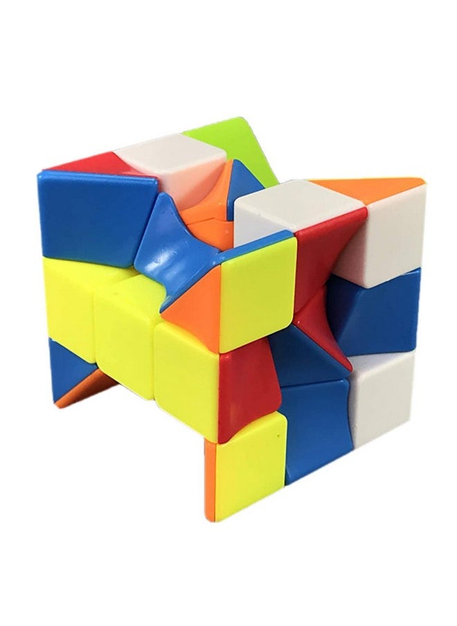 Cube Twist 3X3 Stickerelss Speed Cube Vivid Color Magic Puzzle Toys Puzzle Boxes(Twist 3Rd Order)