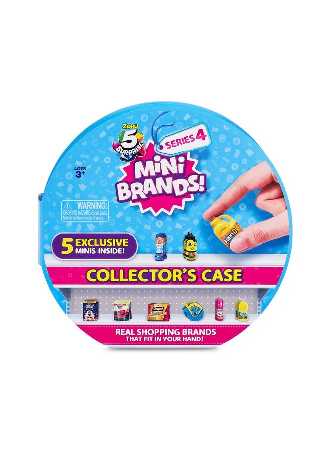 Mini Brands Collector'S Case Series 4 Store & Display 30 Minis With 5 Exclusive Mini'S Mystery Real Brands Miniature Collectibles By Zuru