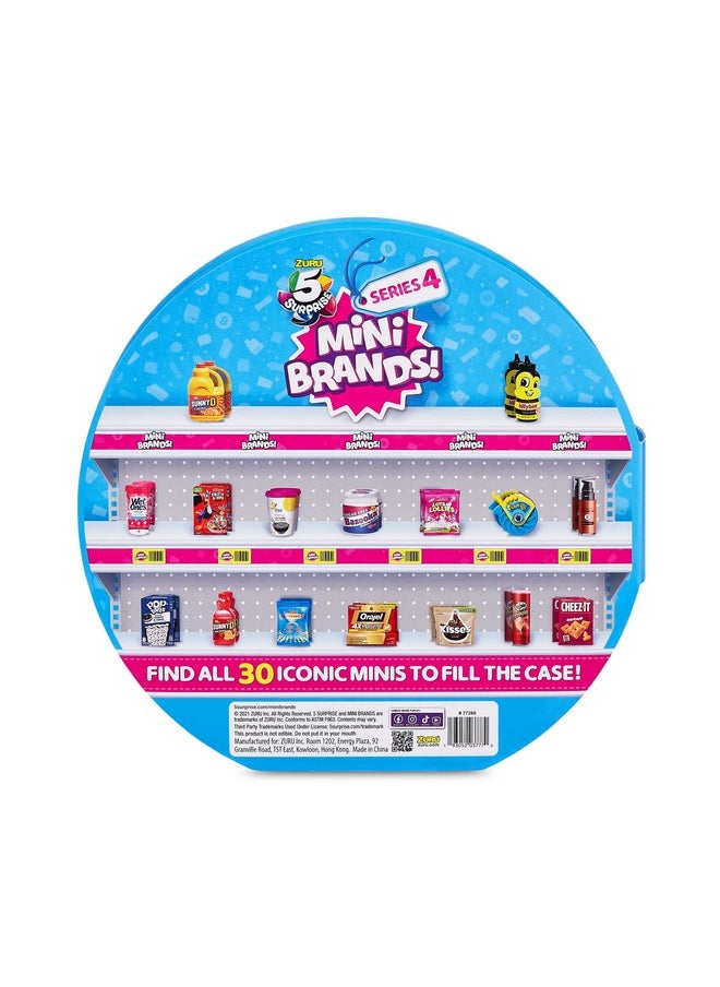 Mini Brands Collector'S Case Series 4 Store & Display 30 Minis With 5 Exclusive Mini'S Mystery Real Brands Miniature Collectibles By Zuru