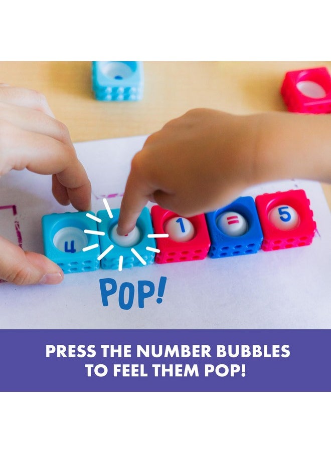 Number Bubblebrix - Toddler Learning Toys, Learn Numbers, Fidget Popper Learning Toys, Gift For Kids Ages 3+