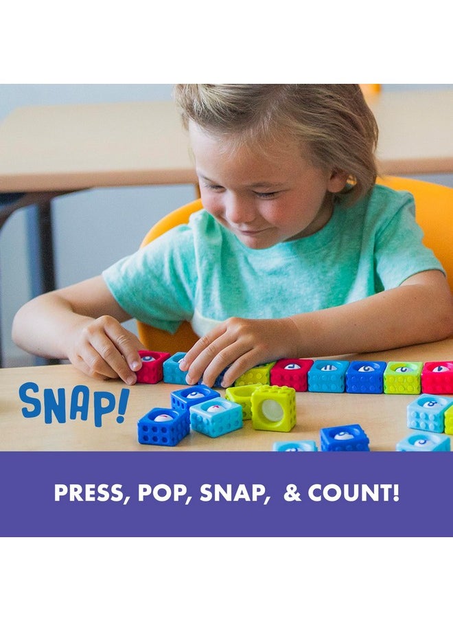 Number Bubblebrix - Toddler Learning Toys, Learn Numbers, Fidget Popper Learning Toys, Gift For Kids Ages 3+