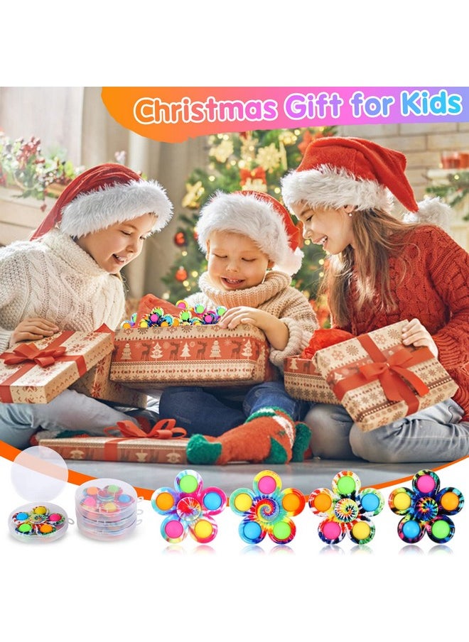 24 Pack Party Favors Fidget Spinners For Kids 4-8 8-12, Goodie Bags Christmas Stocking Stuffers For Kids 3-5, Pop Mini Fidget Toys Bulk Classroom Prizes, Toddler Birthday Party Return Gifts