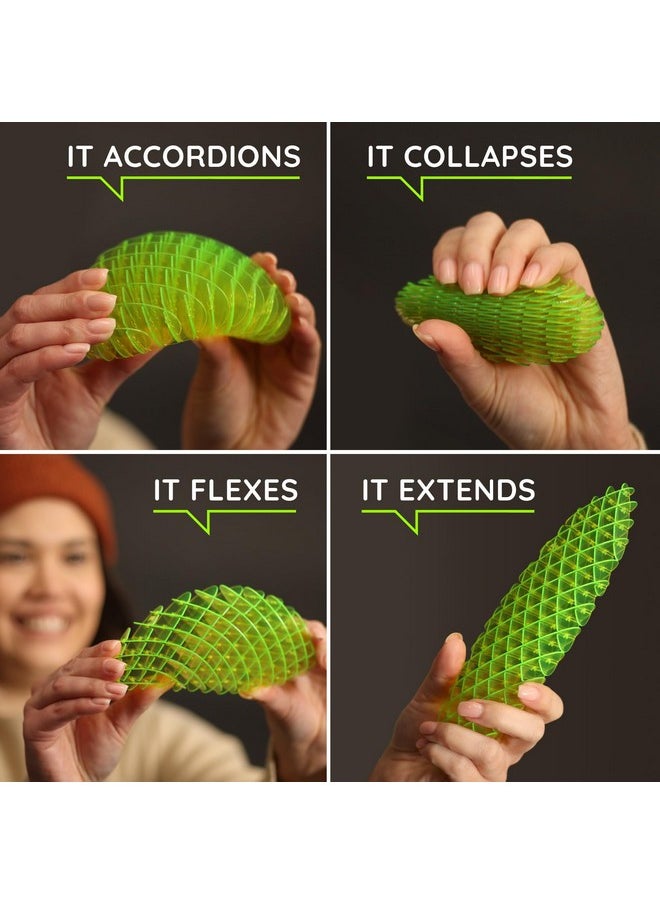 Fidget Worm Toy - Desk Fidgets For Adults - Cool Satisfying Worm Fidget Sensory Toys - Fun And Interactive Morf Fidget Toy For Kids - Usa Patent Pending Morf Figgy Toys - Small - 12 X 12