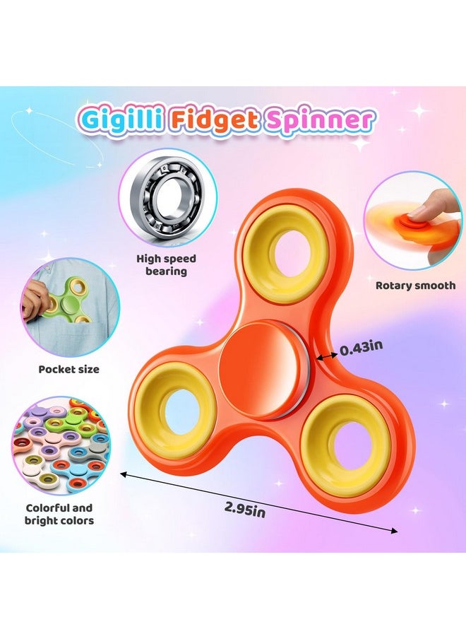 Fidget Spinners For Kids 12 Pack, Sensory Fidget Toys Bulk For Girls Boys, Christmas Party Favors For Kids 4-8-12 Goodie Bags Stocking Stuffers, Classroom Prizes Birthday Gifts