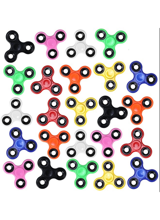 Fidget Spinner Random Color Bulk Assortment Set, 24-Pack