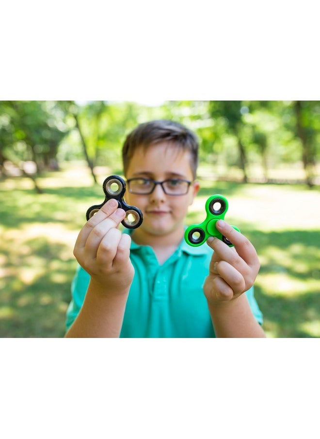Fidget Spinner Random Color Bulk Assortment Set, 24-Pack