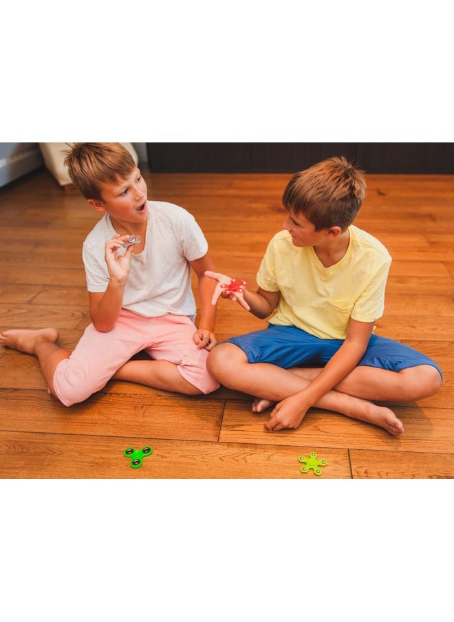 Fidget Spinner Random Color Bulk Assortment Set, 24-Pack