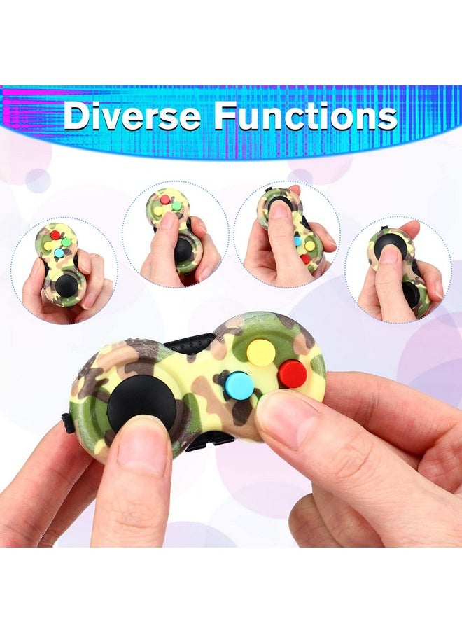 12 Pcs Pad Toys Game Retro Fidgets Controller Toys Classic Handheld Fun Pad Packs Classic Sensory Educational Toys For Kids Adult Anxiety And Stress Relief(Mixed Style)