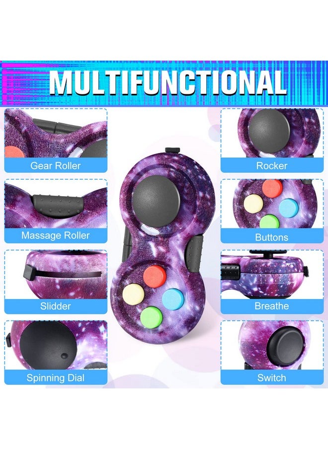 12 Pcs Pad Toys Game Retro Fidgets Controller Toys Classic Handheld Fun Pad Packs Classic Sensory Educational Toys For Kids Adult Anxiety And Stress Relief(Mixed Style)